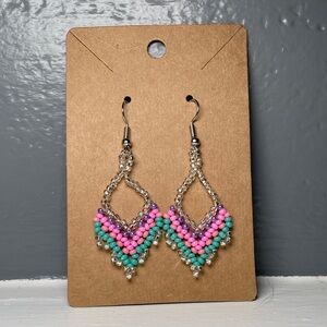 Huichol Beaded Earrings